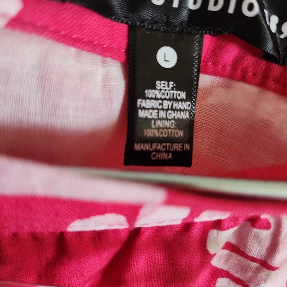 🔥Aqua + Studio 189 💯 Cotton Tiered Rainbow-Block Design Maxi Skirt - Picture 11 of 12